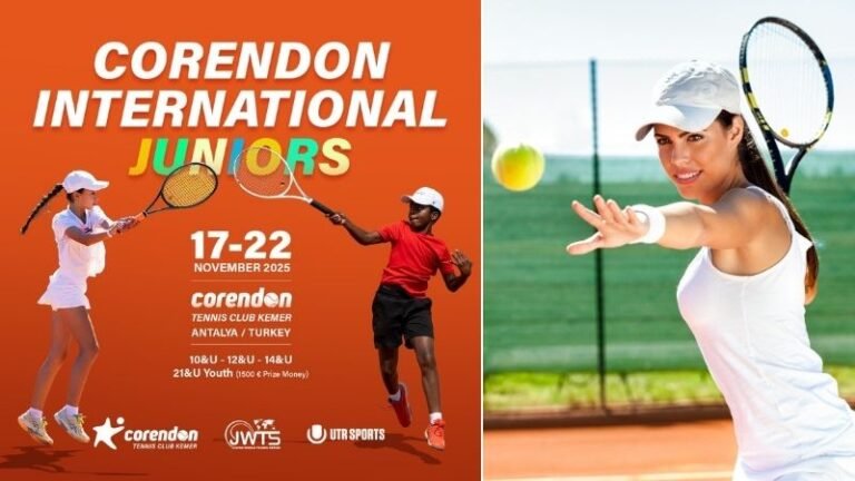 Corendon Tennis Club Kemer, Uluslararası Genç Yeteneklere Ev Sahipliği Yapıyor