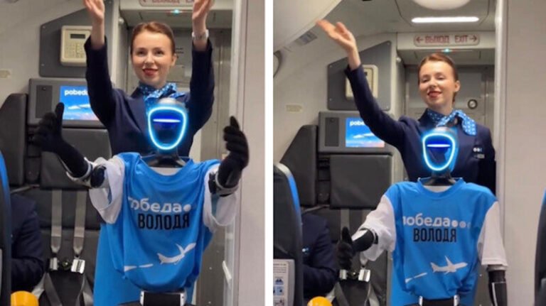 Pobeda Havayolu, Kabin Hizmetlerinde İnsan-Robot İşbirliğini Test Ediyor