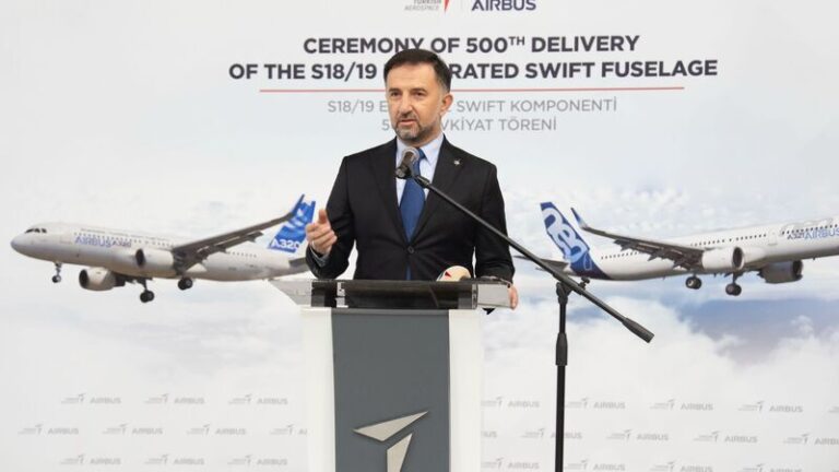 TUSAŞ, Airbus A320 Programında 500’üncü Gövde Teslimatını Gerçekleştirdi