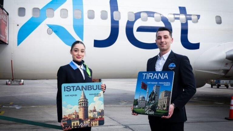 AJet’in İstanbul ve Ankara’dan Tiran Seferleri başladı