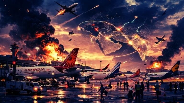 Orta Doğu Krizi Hindistan’da Uçuşları Felç Etti: 350’den Fazla Sefer İptal