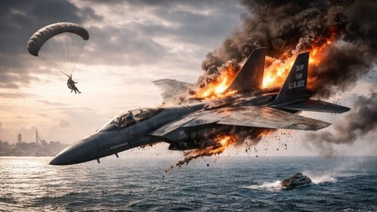 Kuveyt Açıklarında ABD’ye Ait F-15 Düştü: Pilot Son Anda Kurtuldu