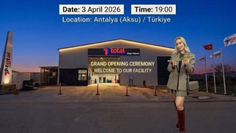 Total Technic’ten Stratejik Hamle: Aksu Tesisi Hizmete Girdi
