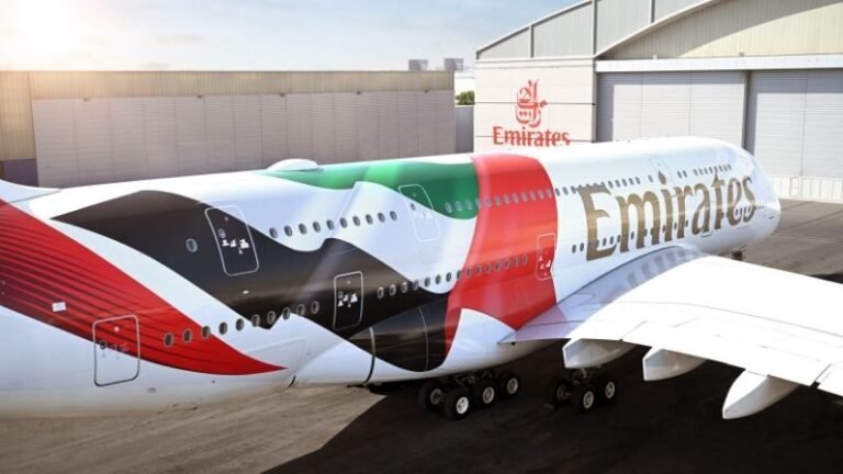 Emirates’ten A380’e Özel Tasarım: BAE Bayrağı Gökyüzünde