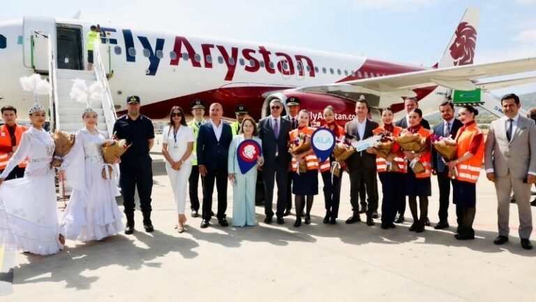 Gazipaşa-Alanya’dan Almatı ve Astana’ya Direkt Uçuşlar Başladı