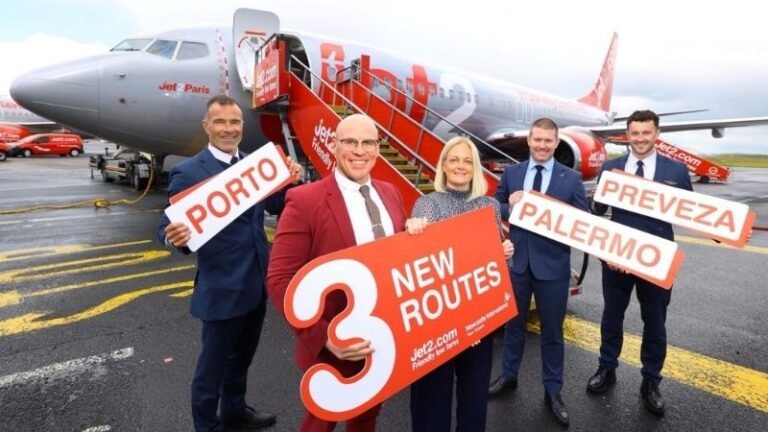 Jet2, Newcastle Havalimanı’ndan Porto, Palermo ve Preveza Uçuşlarını Başlattı