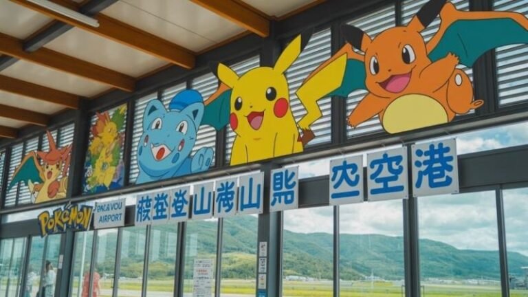 Japonya’da Bir Havalimanı Pokémon Dünyasına Dönüşüyor