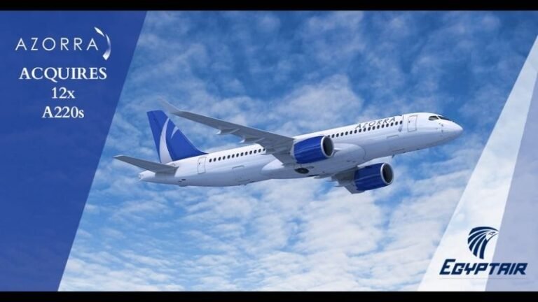 Azorra’dan A220 Hamlesi: EGYPTAIR’in 12 Uçağı Devralındı