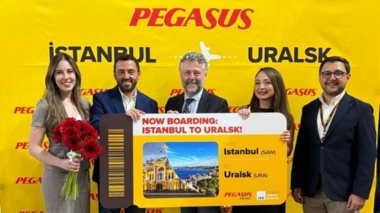 Pegasus ile Sabiha Gökçen’den Uralsk’a Direkt Uçuş Dönemi Başladı