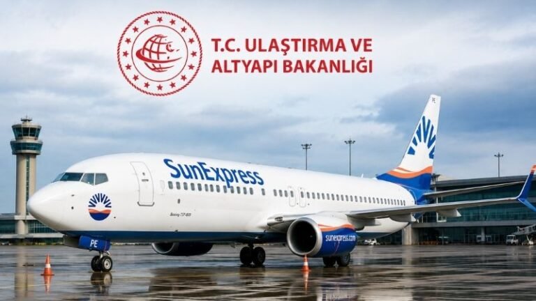 Bakanlıktan Gaziantep’te Arızalanan SunExpress Uçağına İlişkin Açıklama