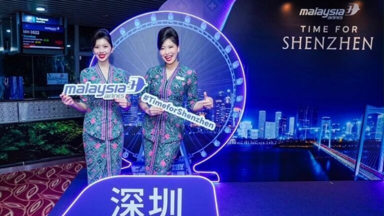 Malaysia Airlines, Kuala Lumpur–Shenzhen Direkt Uçuşlarını Başlattı