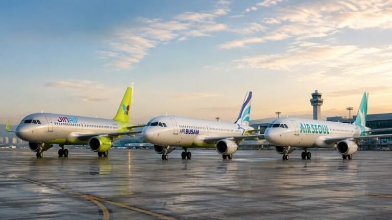 Düşük Maliyetli Jin Air, Air Busan ve Air Seoul’dan Tarihi Birleşme Kararı