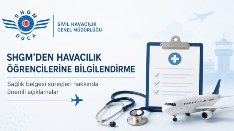 2026-YKS Sonrası SHGM’den Sağlık Belgesi Rehberi: Hangi Bölümler İçin Sertifika Gerekiyor?