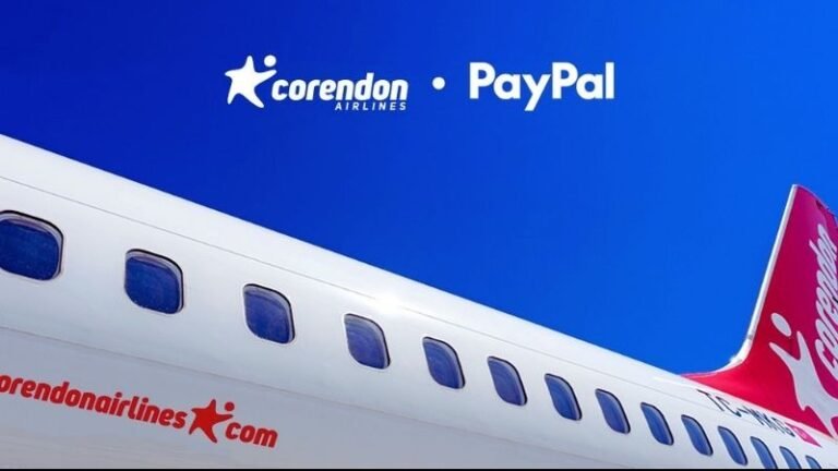 Corendon Airlines, PayPal’ı Ödeme Seçeneklerine Ekledi
