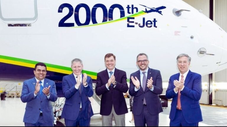 Embraer, E-Jets Programında 2.000 Teslimat Eşiğini Geçti