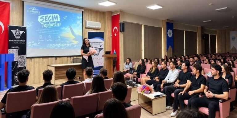 ALKÜ Hürkuş Havacılar Topluluğu’nun Yeni Başkanı Melek Naz Gök Oldu