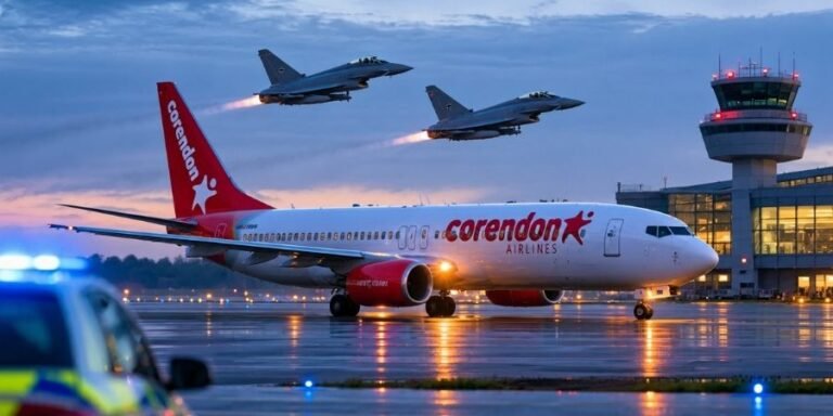 Almanya’da Corendon Uçağı Alarmı: Nürnberg Havalimanı Kapatıldı