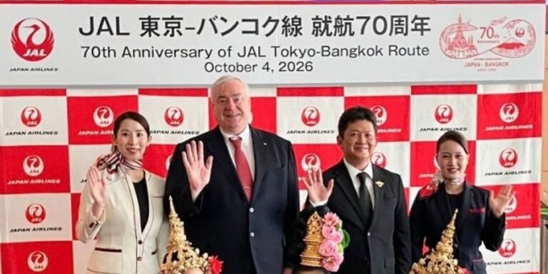 Japan Airlines, Tokyo–Bangkok Uçuşlarının 70. Yılını Kutladı